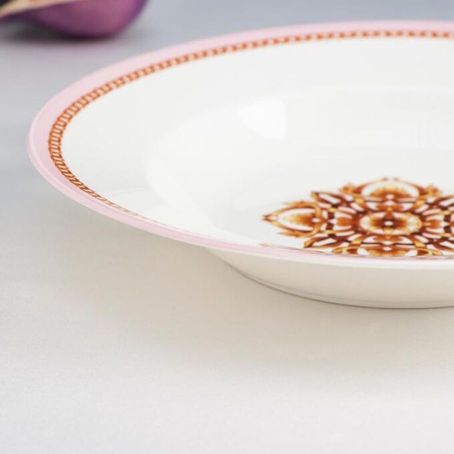 яяяТарелка суповая "Миледи" 20,2x3,5 см  5204467