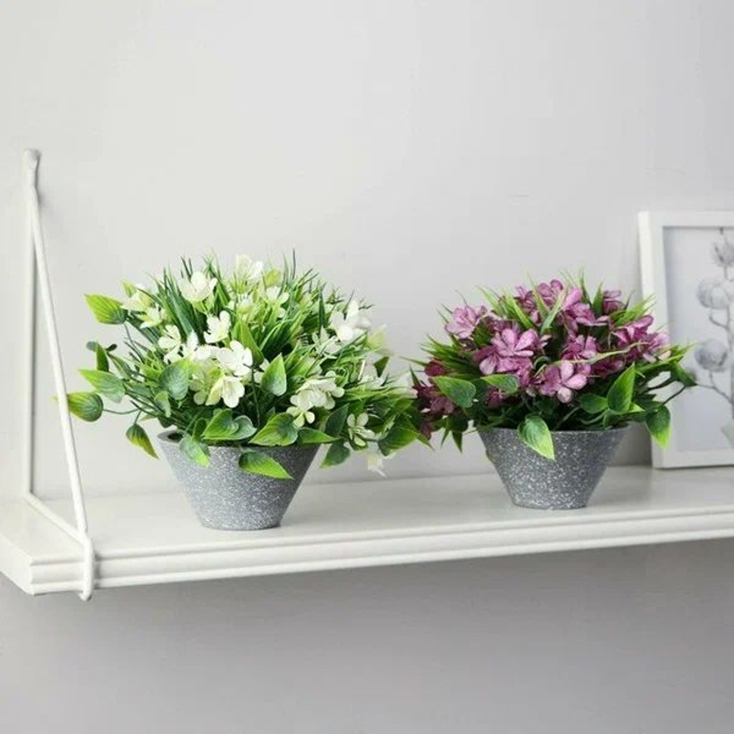 Бонсай в горшке "Альстрёмерия" 11х14 см, микс  9750542