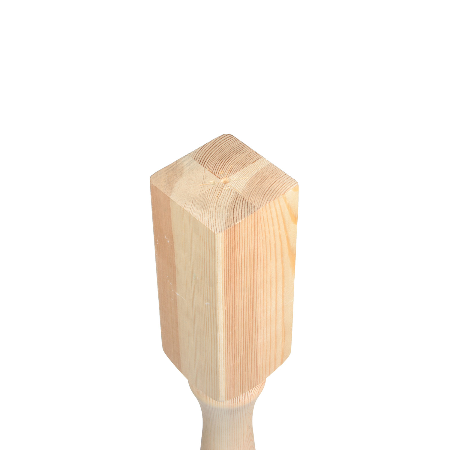 Заходный столб 8х8х110 см Арелан, точеный, тип 1, сосна, сорт экстра