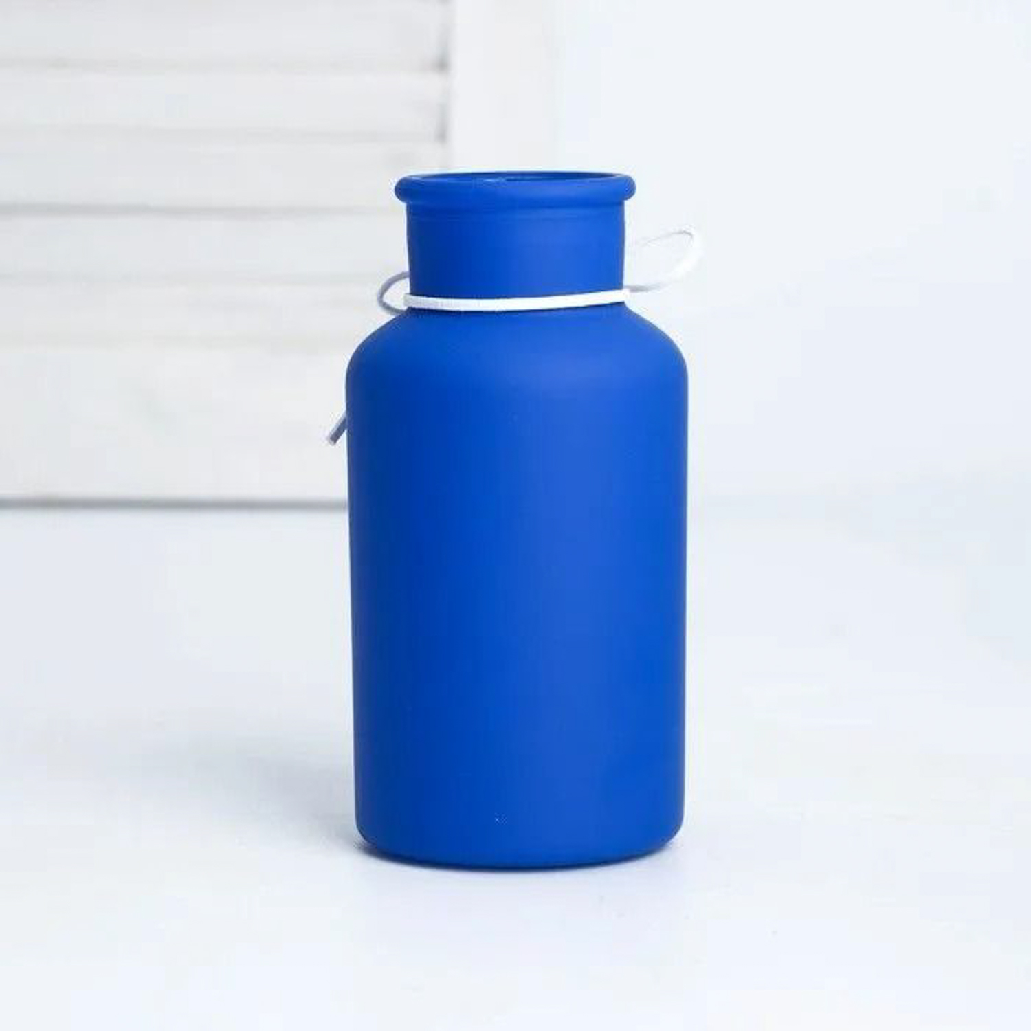 Ваза матовая «Чудеса там, где в них верят» синяя, 16 х 8 х 8 см  6631179