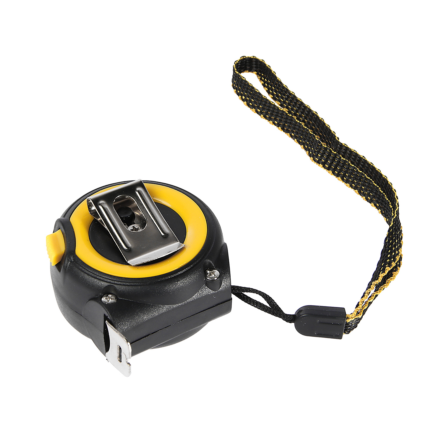 Рулетка 2м х16мм пластиковый корпус стальная лента автостоп арт.2507002 KORVUS *1/12/240