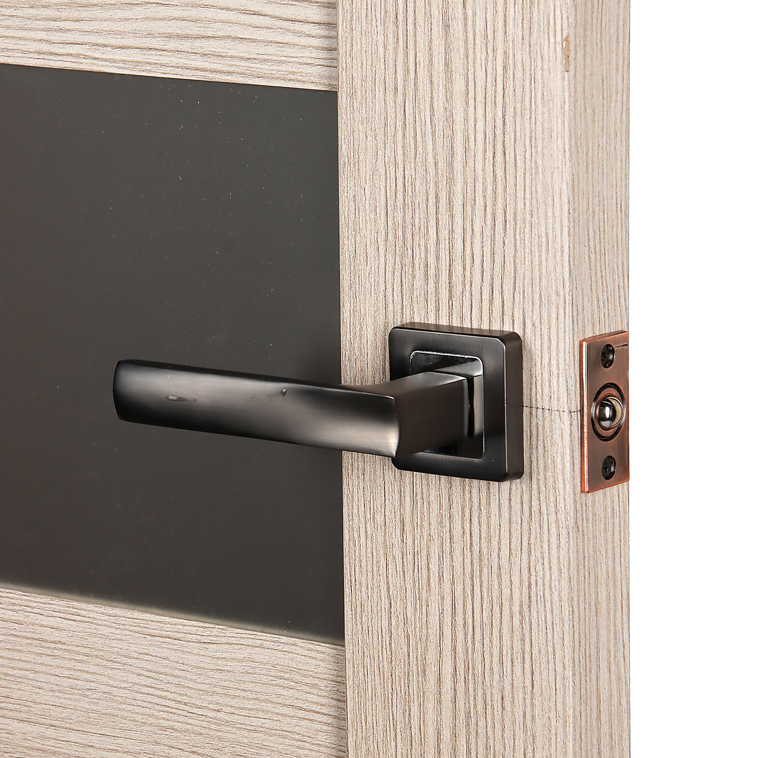 Дверь межкомнатная остеклённая ЦАРГИ COMFORT-12 Лиственница КАПУЧИНО 3D 600мм BROZEX-WOOD  *1