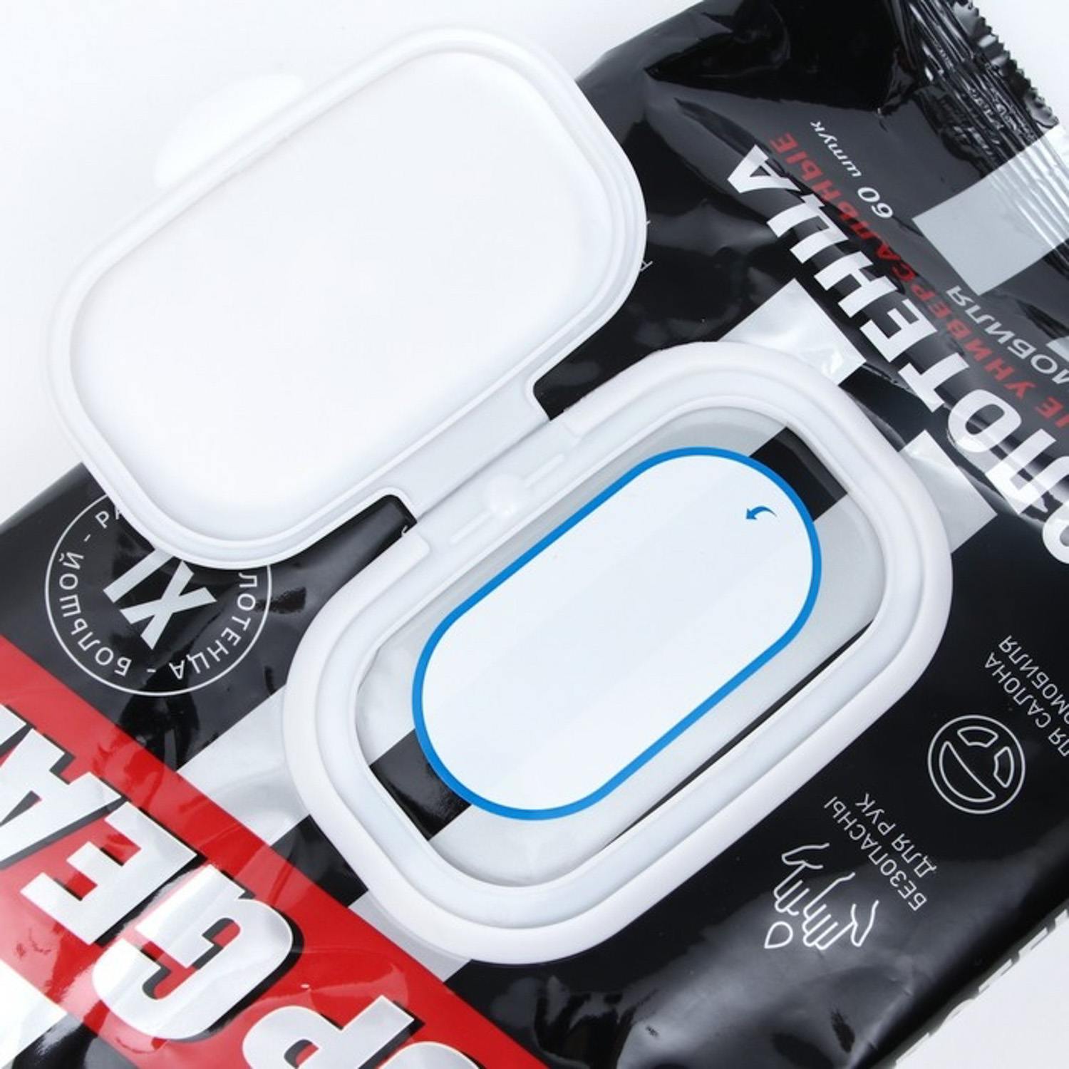 Влажные полотенца Top Gear  универсальные автомобильные, 60 шт 9448111