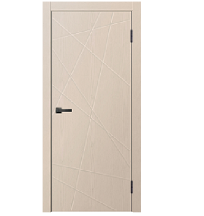 Дверное полотно глухое Двери Гуд L5 Soft, 2000х700х36 мм, латте ясень