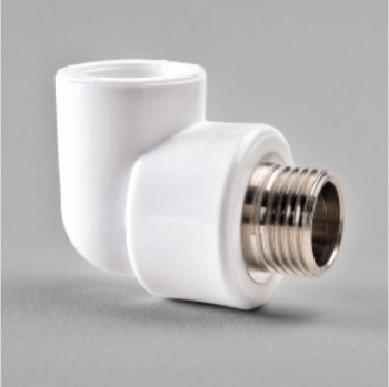 Угольник комбинированный PPRC наруж. резьба Ø 25-1/2" *10/70