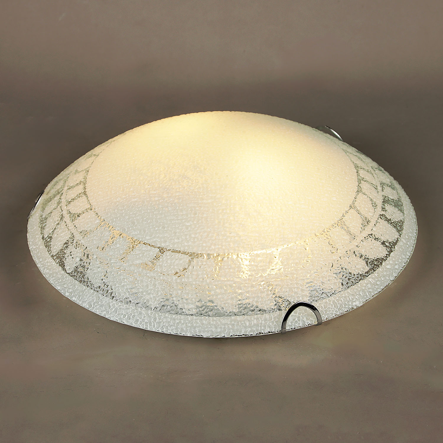 Светильник настенно-потолочный  стекло FX3140/12''  Е27 60Вт  (h=90, диам 300 ) 8кв.м.    VERNER LIG