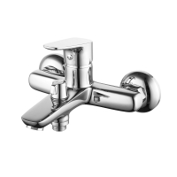 Смеситель для ванны IDDIS Zodiac, короткий излив, однорычажный