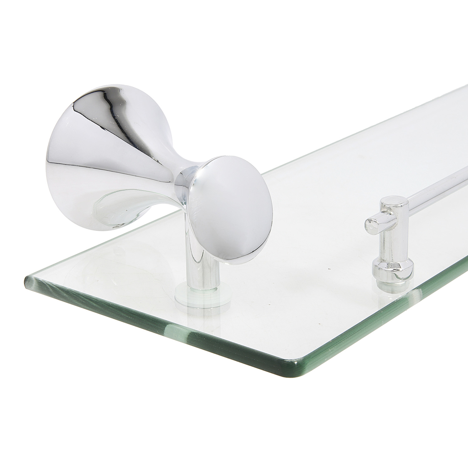 Полка д/ванной стеклянная Potato P7507 *1/10