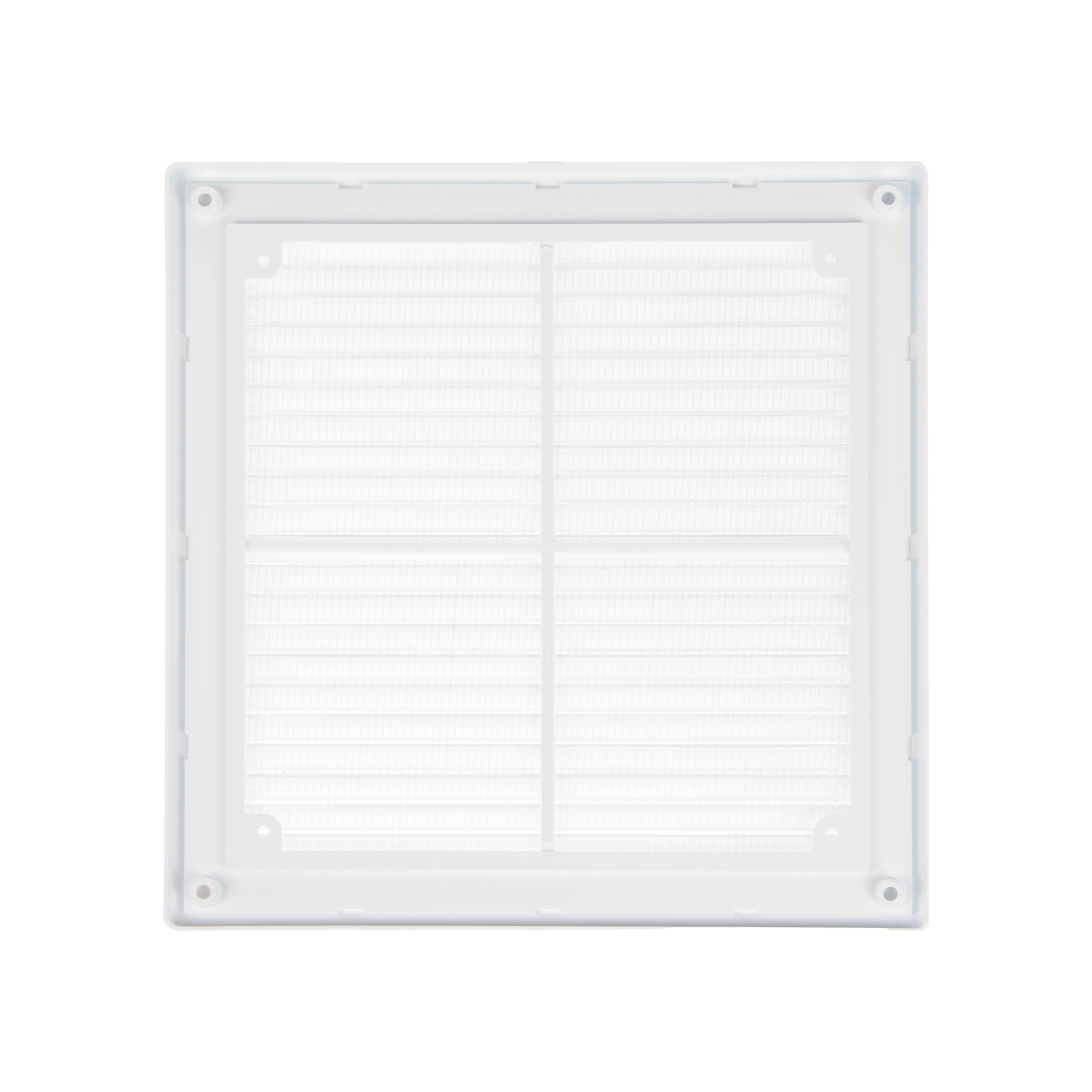 Решетка вентиляционная 249х249мм 2525Р (с сеткой) Эковент *1/40