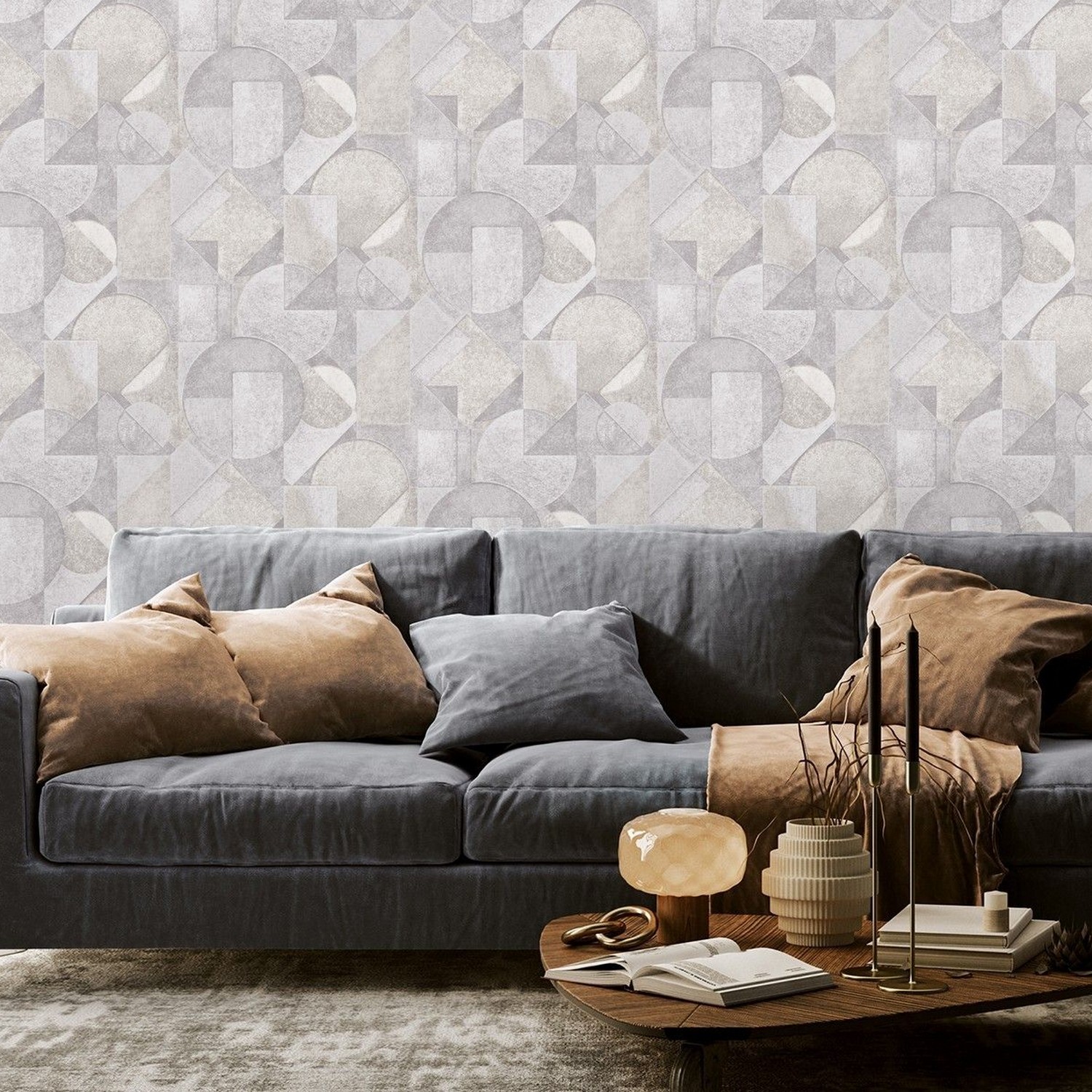 яяяОбои  флиз Ateliero Cubus 88194-03 1.06*10м *6