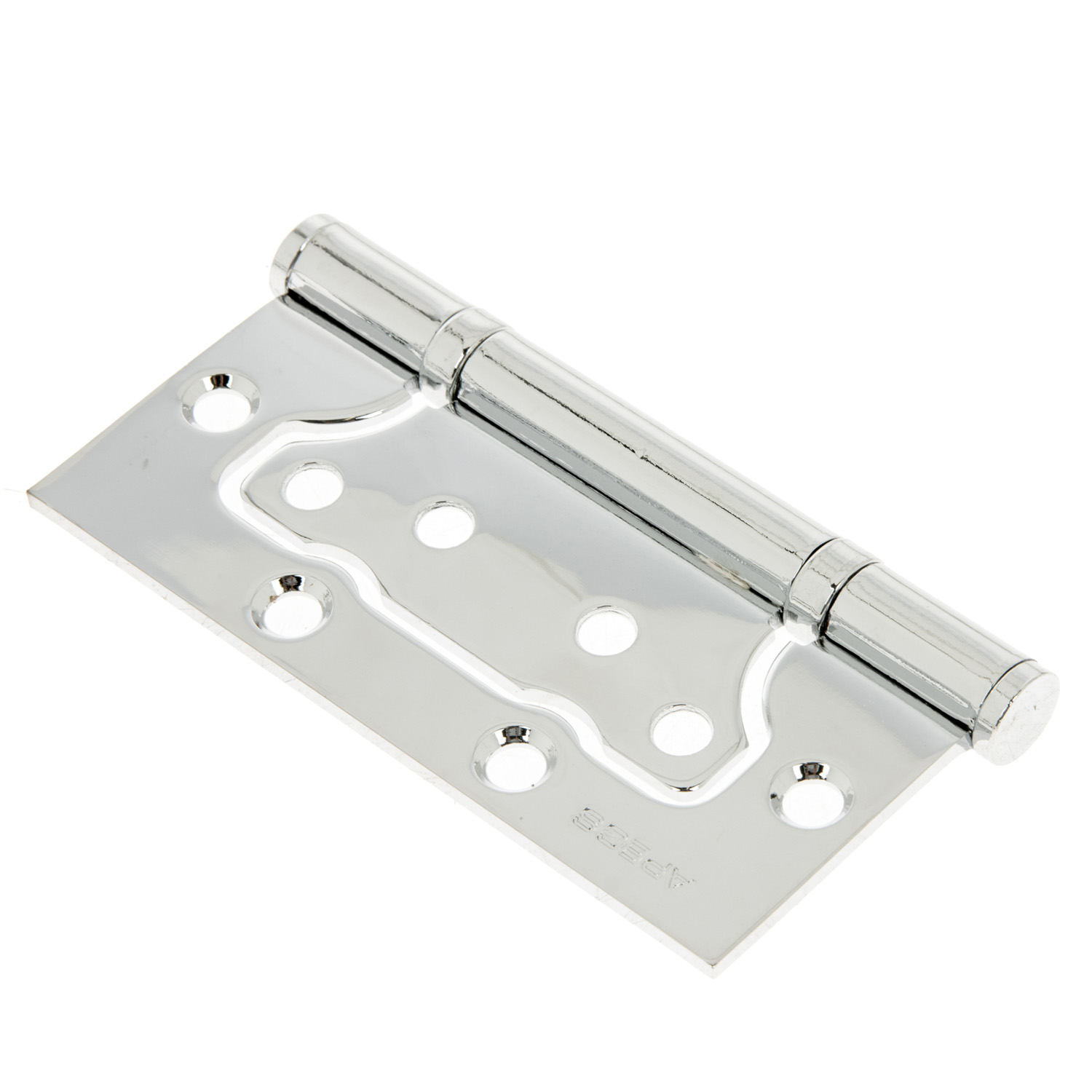 Петля без врезки 100*75*2,5мм ХРОМ СR (комплект 2шт.) АПЕКС *1/5/50