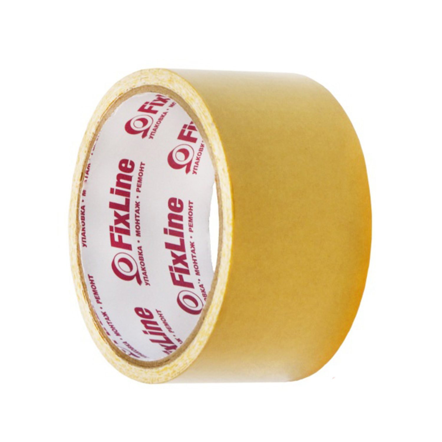 Лента клейкая двусторонняя на тканевой основе 48мм х 5м "FixLine" *1/36 Лента клейкая двусторонняя на тканевой основе 48мм х 5м "FixLine" *1/36