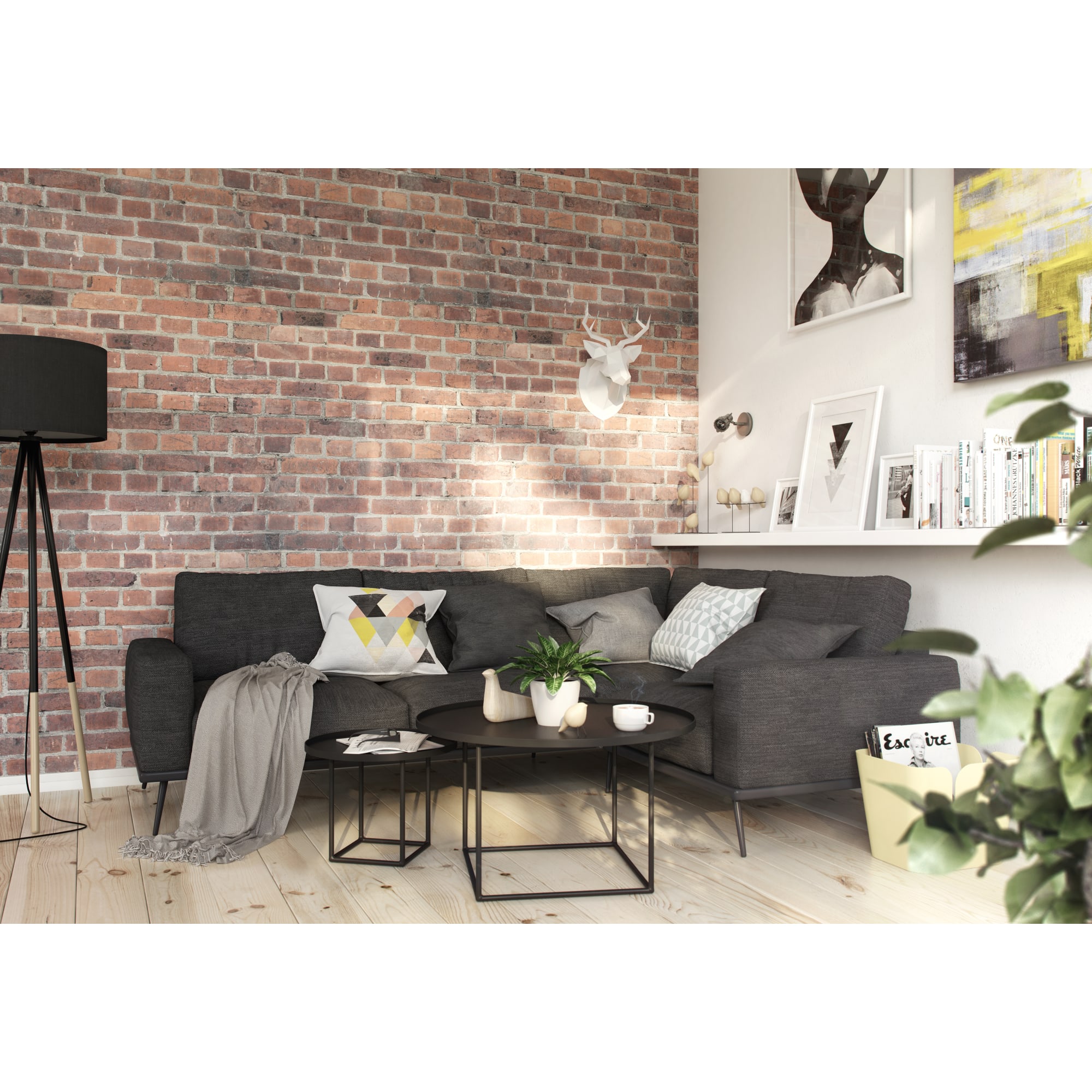 яяяПанель стеновая мягкая самоклеющаяся "Кирпич старый желто-красный" 700х770мм *30 яяяПанель стеновая мягкая самоклеющаяся "Кирпич старый желто-красный" 700х770мм *30