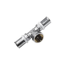 Тройник переходной 20х3/4"(Ø20)х20 пресс/мама VALTEC 232 *1/5