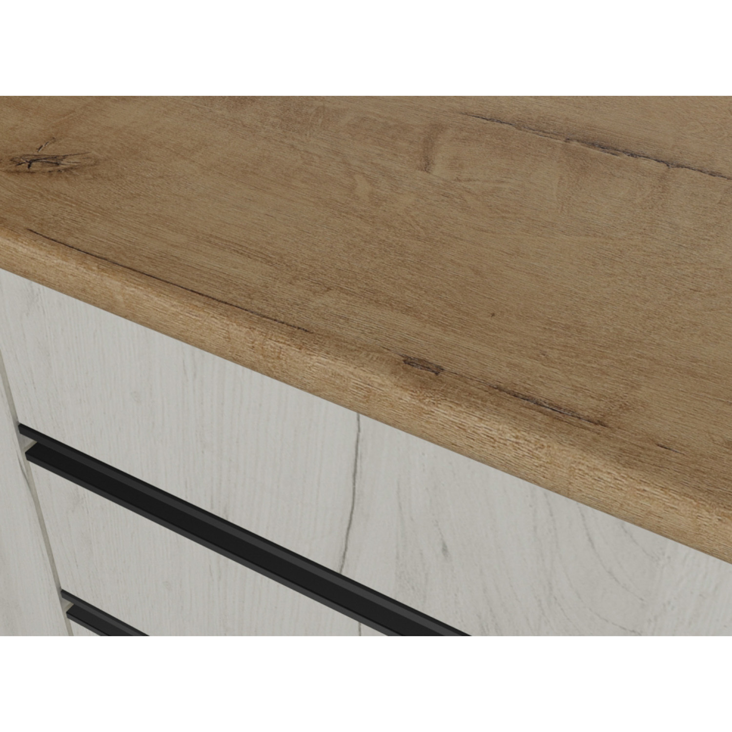 Кухонный гарнитур ГЕРДА Амели нормал 1.5 м, дуб грей / дуб бунратти