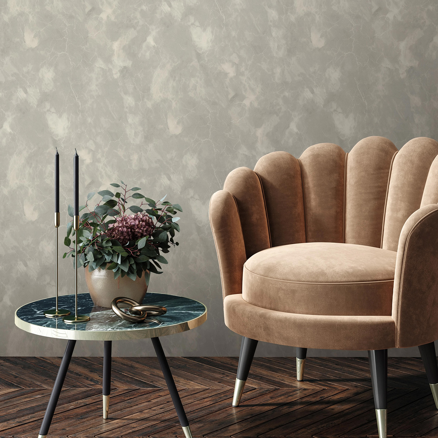 Обои  флиз ED Euro Decor Matilda фон 7295-02 *6