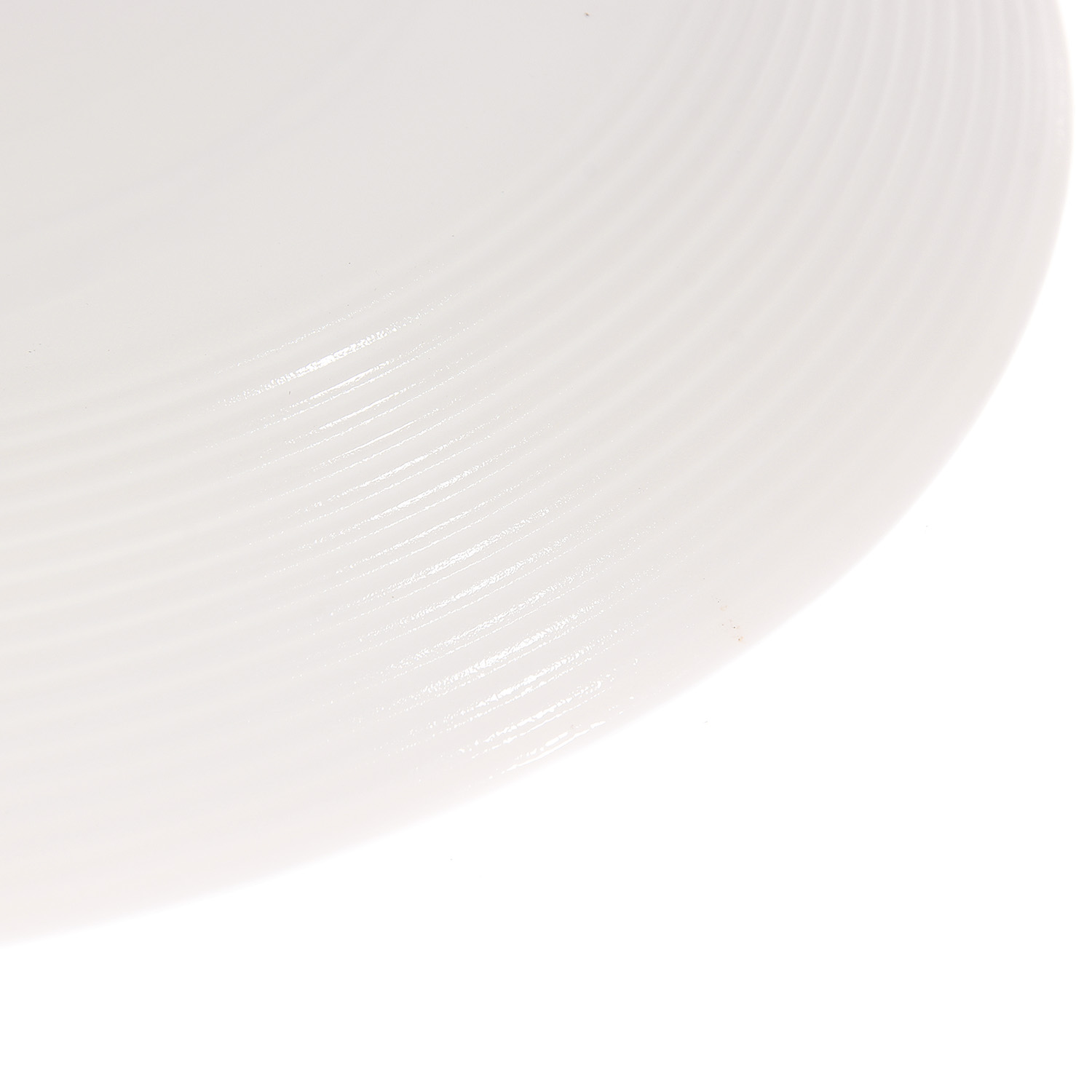 Тарелка стеклокерамика DECO Белая б/рис. мелкая d19см LMP75  *6/48