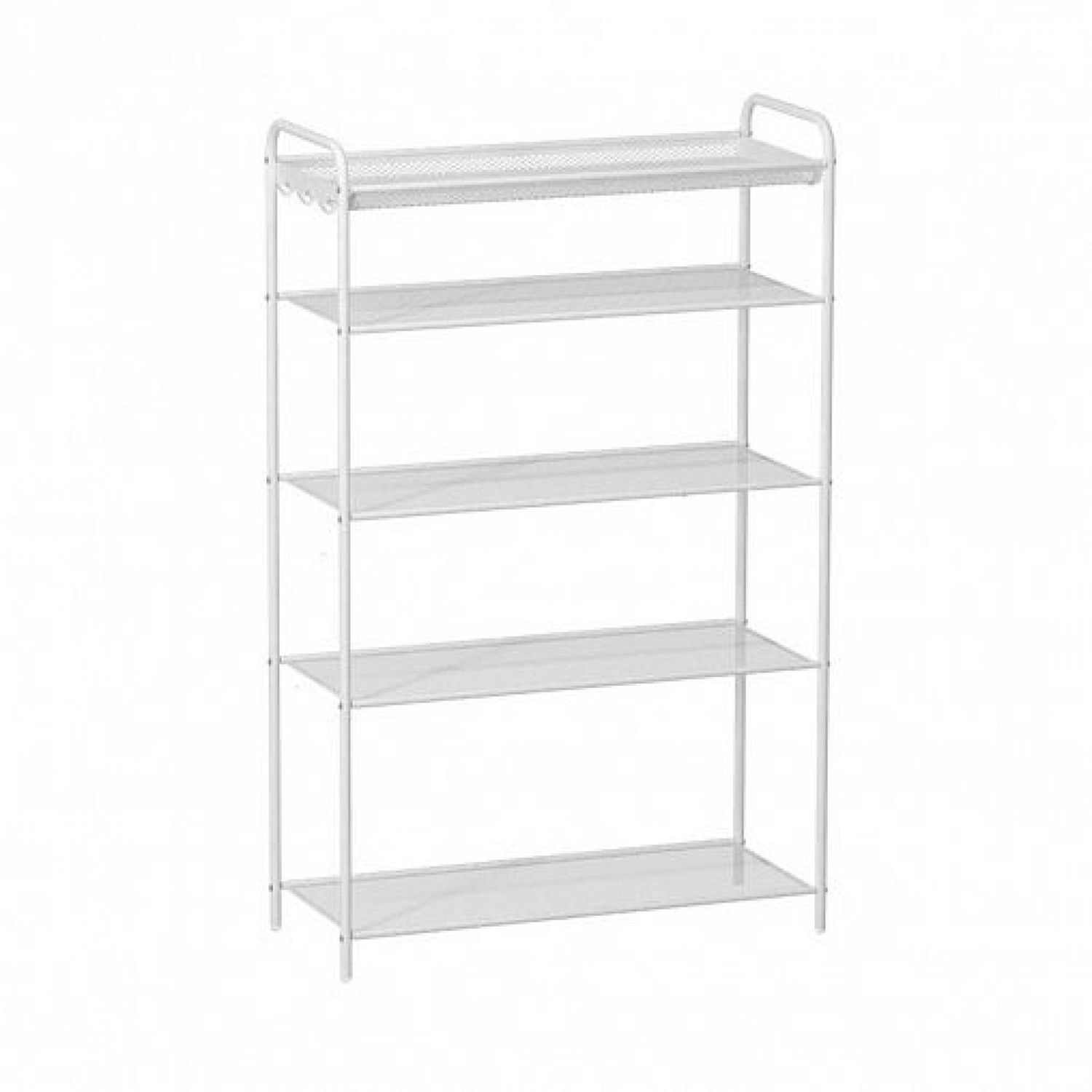 Подставка для обуви металл. "Verona 35" 5-ти ярусная 870х300х950мм Белый ПДОВ35 Б ("ЗМИ") *1 Подставка для обуви металл. "Verona 35" 5-ти ярусная 870х300х950мм Белый ПДОВ35 Б ("ЗМИ") *1