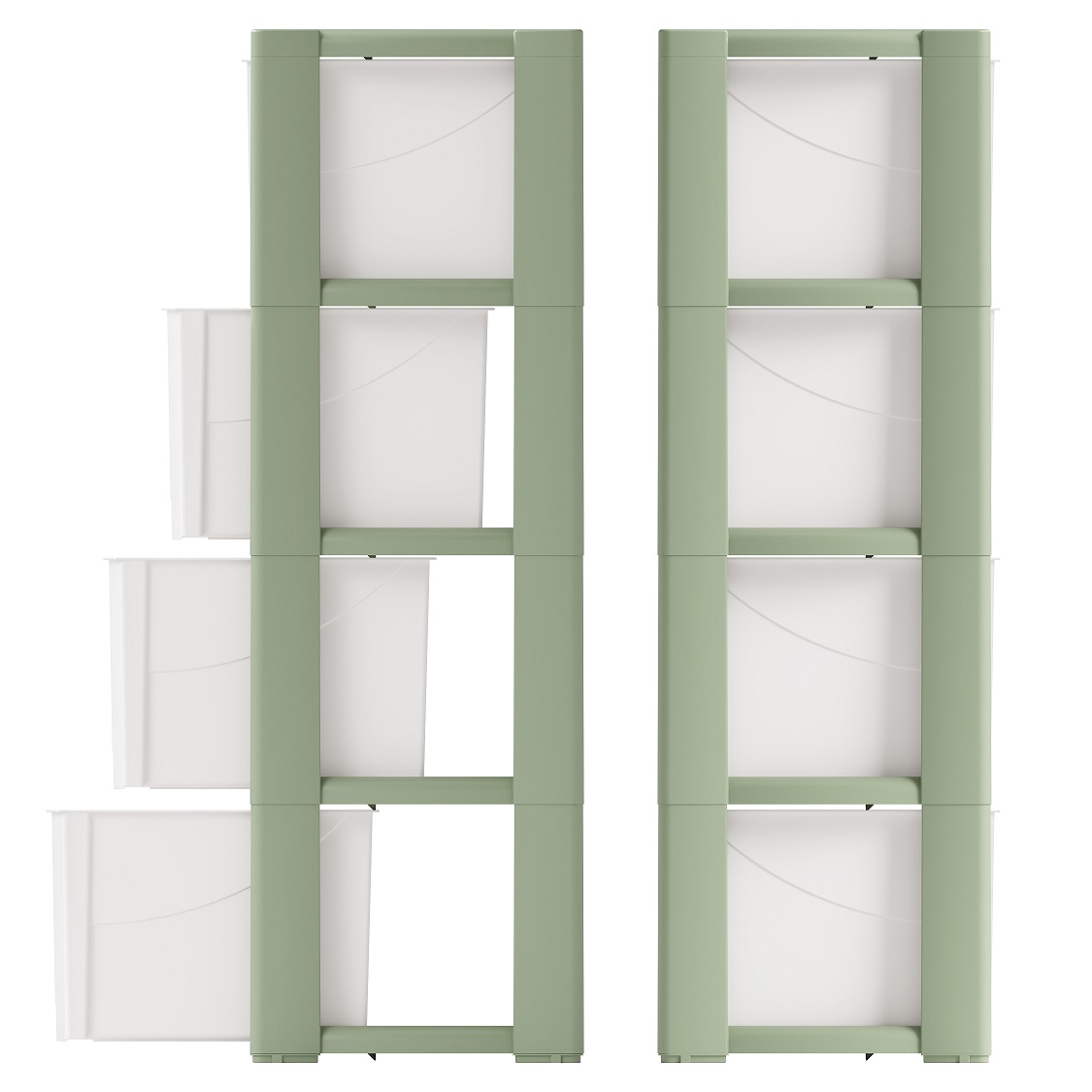 Комод пластм. "Колорит" 4 ящика выс.940мм, шир.475мм, гл.300мм Зелёный М9041"ЗПИ "Альтернатива" *1 Комод пластм. "Колорит" 4 ящика выс.940мм, шир.475мм, гл.300мм Зелёный М9041"ЗПИ "Альтернатива" *1