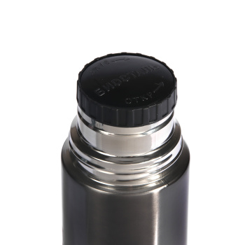 Термос нерж."Биосталь" 0,5л Узк.горло "вороненая сталь" NB-500V *1/12