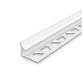 Профиль-раскладка внутренняя д/плитки 8мм ИДЕАЛ  001 Белый  2,5м *50
