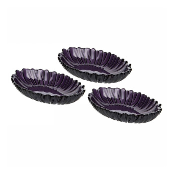 Набор блюд стекло Pasabahce "Аметист" овальное 15,5х9,9см 3 шт 10545 *1/8 Набор блюд стекло Pasabahce "Аметист" овальное 15,5х9,9см 3 шт 10545 *1/8