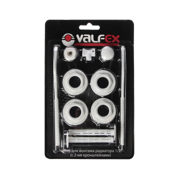 Набор для монтажа радиаторов VALFEX, 1/2", с 2 кронштейнами Набор для монтажа радиаторов VALFEX, 1/2", с 2 кронштейнами