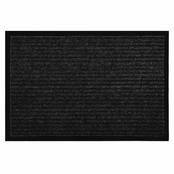 Коврик влаговпитывающий 120*150 см ребристый черный "KOVROFF"  (арт.20601) *1/4 (ПЛ42)