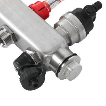 Коллекторная группа Millennium с расходомером, 6 выходов, с кранами