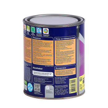 Краска акриловая 1 л для стен и потолков DULUX BINDO 7, база BС, матовая, влагостойкая