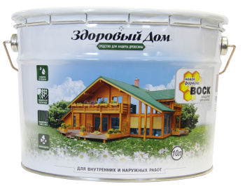 Средство для защиты древесины Здоровый дом, 10 л, дуб