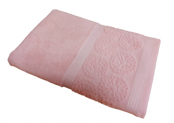 Полотенце махровое 50*80см Rozario 050 розовый Belezza *5 *