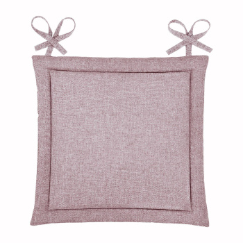 Подушка для стула рогожка 40*40см Пудра Home&Slyle *1