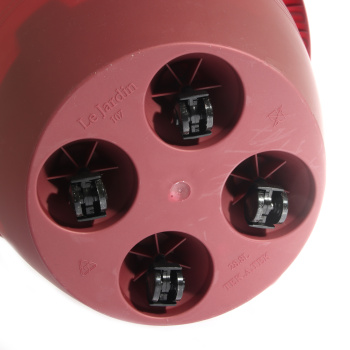 Кашпо пластм. "Lе Jardin"28,8л d верха 450мм h370мм дрен.реш.,прикорн.вент.,Колёс.Бронза Бор107-5К*1