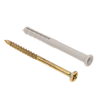 Дюбель с шурупом BROZEX 5,0*50 пакет (10шт) *10/100