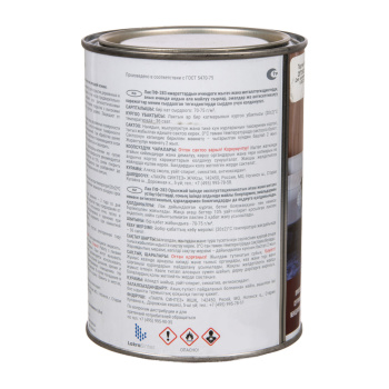 Лак ПФ-283 для внутренних работ по дереву и металлу глянцевый 0,8 кг Лакра  *110588