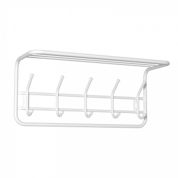 Вешалка настенная с полкой 600х300х200мм Белый ВСП 6 Б ("ЗМИ") *1