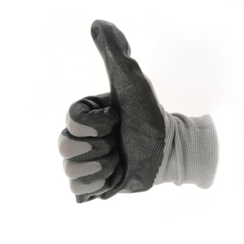 Перчатки ХБ с нитрил облив, 13кл 4нит графит  (арт.4577) Doloni Перчатки ХБ с нитрил облив, 13кл 4нит графит  (арт.4577) Doloni