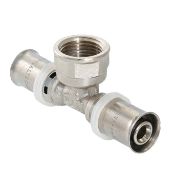 Тройник переходной 20х3/4"(Ø20)х20 пресс/мама VALTEC 232 *1/5