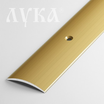 Порог-стык одноуровневый 29х900 мм Лука ПС 04-1, золото люкс