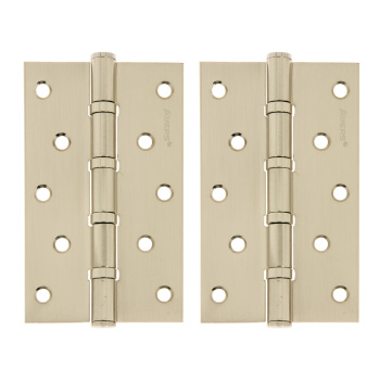 Петля универсальная 125*75*2,5мм НИКЕЛЬ матовый NIS (комплект 2шт.) AVERS *1/6/48