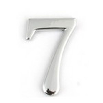 Номер квартирный самоклеющ. хром метал. №7 СР DN-01-7-Z-CR АПЕКС *10/100/500