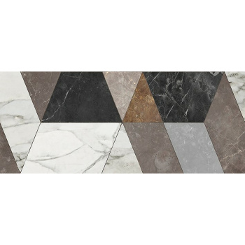 Плитка 60х25 см настенная 1.2 м² Gracia Ceramica Vinde, коричневый, геометрия, часть 2