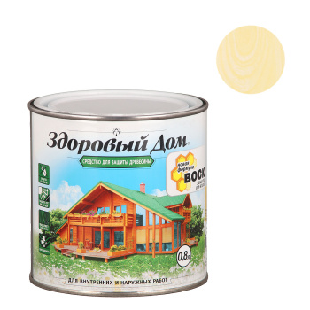 Средство для защиты древесины Здоровый дом, 0.8 л, сосна
