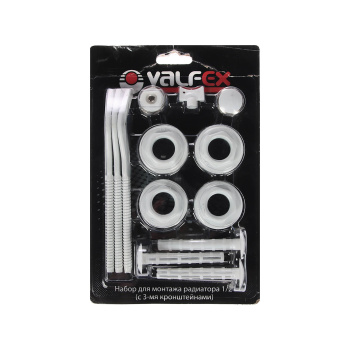 Набор для монтажа радиаторов VALFEX, 3/4", с 2 кронштейнами Набор для монтажа радиаторов VALFEX, 3/4", с 2 кронштейнами