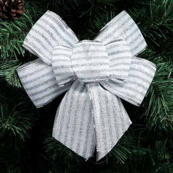 Бант праздничный "Ретро", золотой, серебряный, 20 х 21 см   4451535