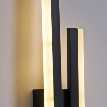 Бра 86233-9.2-001U LED2Х8W BK LED 16W  *1/20