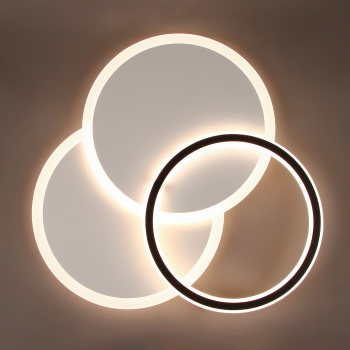 Люстра 2303/120W white 500 мм 3 реж., пульт S=20м2  VERNER LIGHTING *1