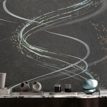 Обои флиз Ateliero Tornado (графит) 589239 1.06*10м *6