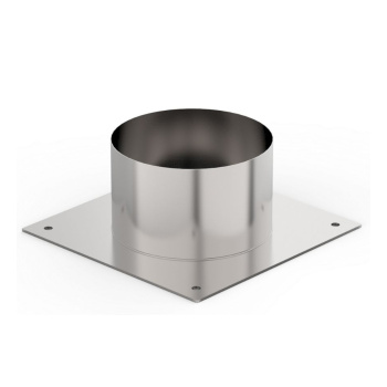 Потолочно-проходной узел ДППУ d120 Х холодный нерж.AISI430/оцин. круглый GS *1/16